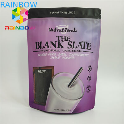 광택이 없는 플라스틱 지프 잠금 장치를 패키징하는 식품은 캔디 견과류를 위한 팁 봉지를 견딥니다