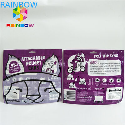 명백한 전면 창으로 패키징하는 세 측면 봉인한 작은 맞춘 프린팅