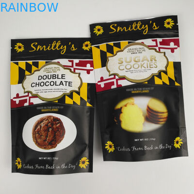 Eco 우호적 매트 알루미늄 호일은 견과류 식품을 위한 지플록식 가방을 견딥니다