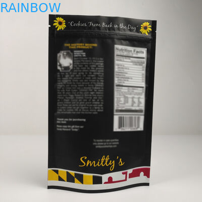 출력되는 것으로 맞춤화된 플라스틱 마일라 서 있는 알루미늄 호일 지퍼 백 냄새 증명