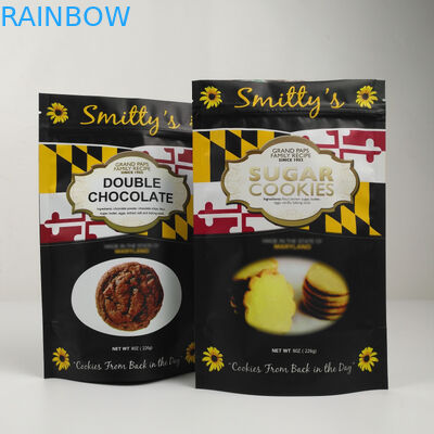 출력되는 것으로 맞춤화된 플라스틱 마일라 서 있는 알루미늄 호일 지퍼 백 냄새 증명