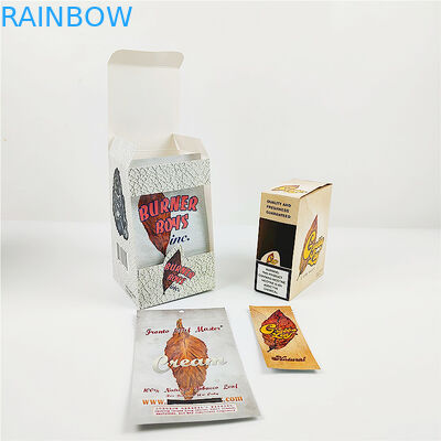 주문 제작된 로고 인쇄물 박스 그라프바는 그라프바 잎을 위한 크라프트지 용지함을 책장을 넘깁니다