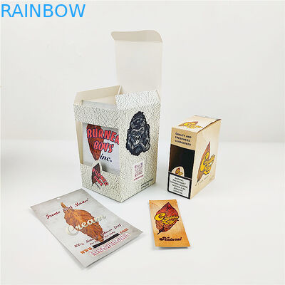 주문 제작된 로고 인쇄물 박스 그라프바는 그라프바 잎을 위한 크라프트지 용지함을 책장을 넘깁니다