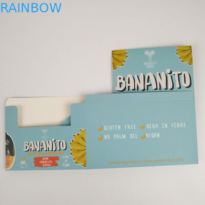 맞춘 접힌 판지로 된 통은 디스플레이 박스, 골판지재 PDQ 반대 소매 스낵 종이 패키징 박스를 뜯어냅니다