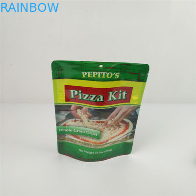 푸드 포대 포장 커스텀 로고 냄새 증명은 피자를 싸 가방 위로 인쇄된 팁 입지 위로 커피 포일 입지를 자루에 넣습니다