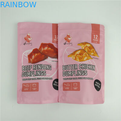 그라비아 인쇄 요리 만두 식용 포장 부대 열 밀봉 Mylar