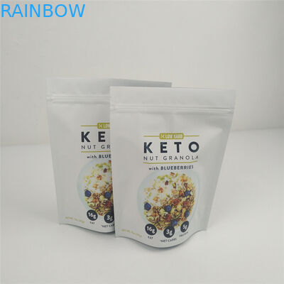 VMPET 120mic Ziplock 스탠드 업 파우치 MOPP 식품 포장 그라비아 인쇄