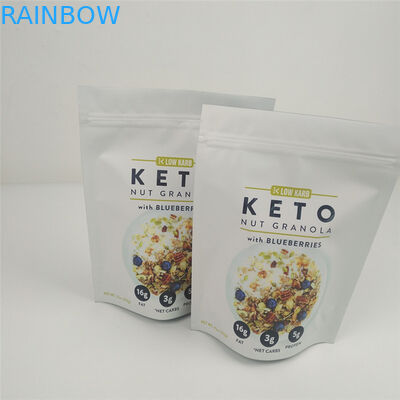 VMPET 120mic Ziplock 스탠드 업 파우치 MOPP 식품 포장 그라비아 인쇄