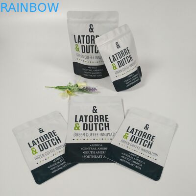 알루미늄 호일 CMYK를 패키징하는 광택이 나는 서피스 110 마이크론 안주류 가방