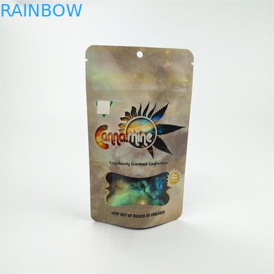 쿠키를 위한 냄새 증명 3.5g 재밀봉할 수 있는 마일라 가방 VMPET