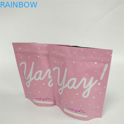 MOPP에 의하여 금속을 입힌 알루미늄 호일 지플락 부대 광택이 없는 서리로 덥은 인쇄