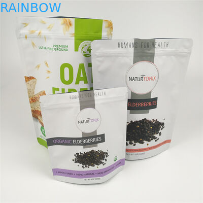 그라비아 인쇄 MOPP 플라스틱 스탠드는 위로 120 마이크론을 파우치에 넣습니다