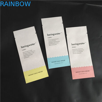 에어백 3 측면 시일 파우치를 패키징하는 Eco 친구 미생물에 의해 분해된 크라프트 지 PLA 합성물 식품 파우더 양념