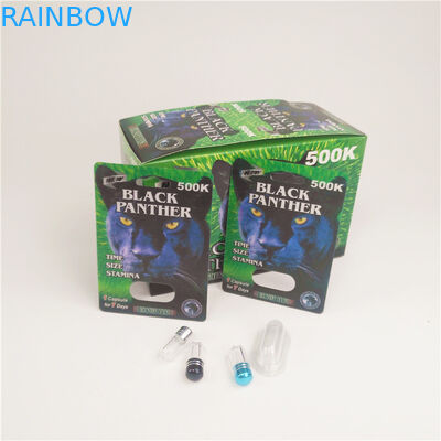 90mic Panther 성적인 알약 3D 카드 Rhino 3K 7K 종이 카드