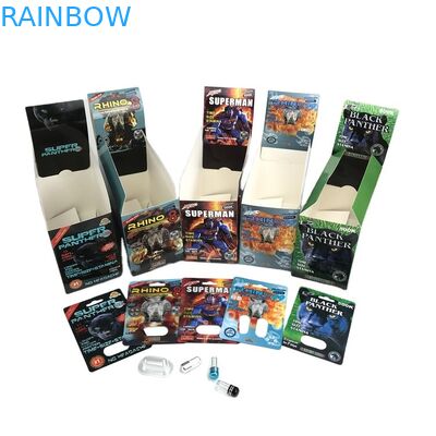 전시 상자를 가진 홀로그램 SGS 성 알약 물집 카드 500k 3D 물집 종이 카드