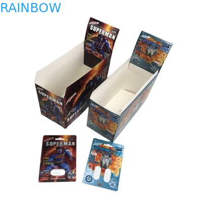 전시 상자를 가진 홀로그램 SGS 성 알약 물집 카드 500k 3D 물집 종이 카드