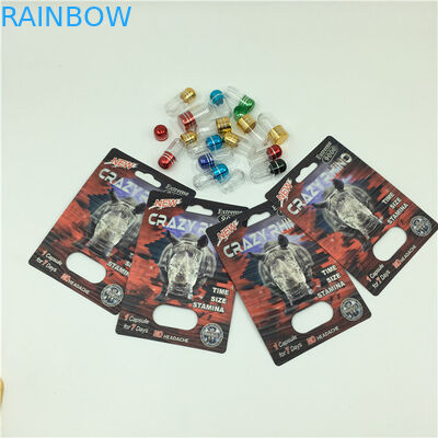 남성 성적인 알약을 위한 상자 Rhino 7을 포장하는 미친 코뿔소 69 알약