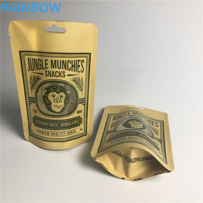 PA 1.5C AL 0.7C 매트 스낵 포장 백 스탠드 업 MPET