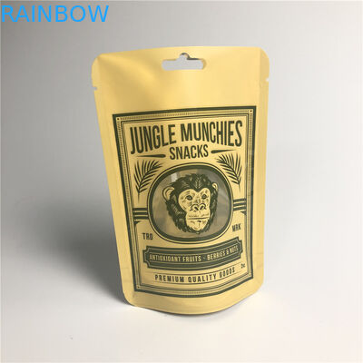 PA 1.5C AL 0.7C 매트 스낵 포장 백 스탠드 업 MPET