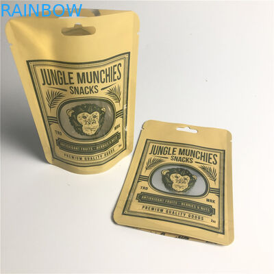 PA 1.5C AL 0.7C 매트 스낵 포장 백 스탠드 업 MPET