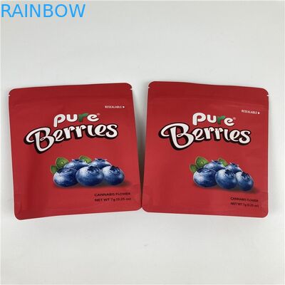 BOPP VMPET 1/8oz 대마초 꽃 포장 백 3.5g Cbd Zip Lock Foil Pouch