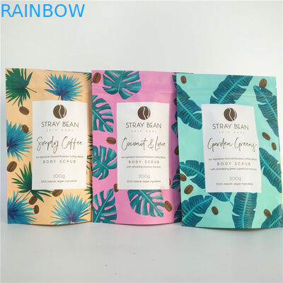 광택이 없는 OPP vmpet 목욕 소금 포장 부대 100g 200g 알루미늄 호일 Mylar 주머니