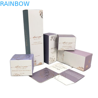 SGS CMYK 종이 화장품 포장 상자 2oz 60ml 30ml 포일 각인