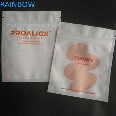 MOPP Vmpet 플라스틱 Zip 자물쇠 포장 광택이 없는 치아 공간 정렬기 ISO