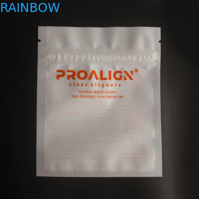 MOPP Vmpet 플라스틱 Zip 자물쇠 포장 광택이 없는 치아 공간 정렬기 ISO