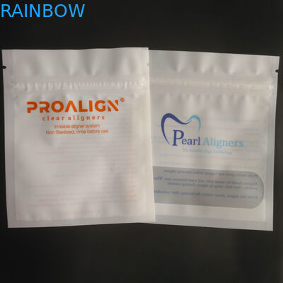 MOPP Vmpet 플라스틱 Zip 자물쇠 포장 광택이 없는 치아 공간 정렬기 ISO