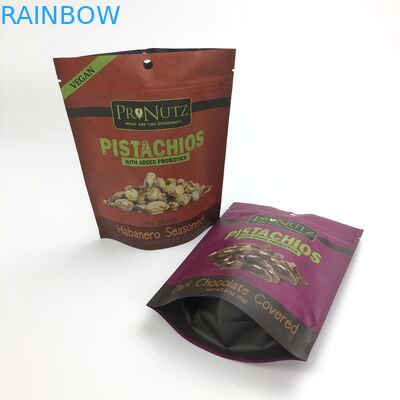 음식을 위해 재밀봉할 수 있는 MOPP 사진 요판 ISO VMPET 광택이 없는 Zip 자물쇠 부대 14g