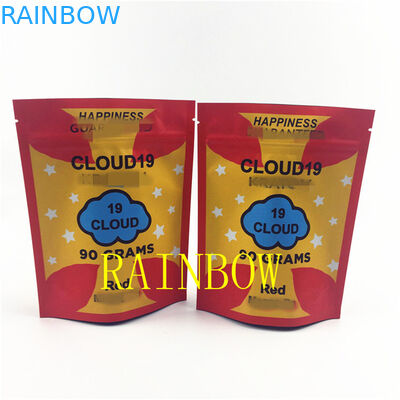 FDA 120mic 플라스틱 Mylar 식용 쿠키 가방 VMPET 종자 호일 지퍼 파우치