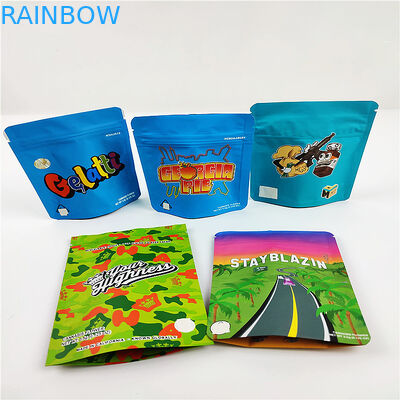 FSC BSCI CMYK 쿠키 냄새 방지 가방 3.5g CBD Mylar 포장 파우치
