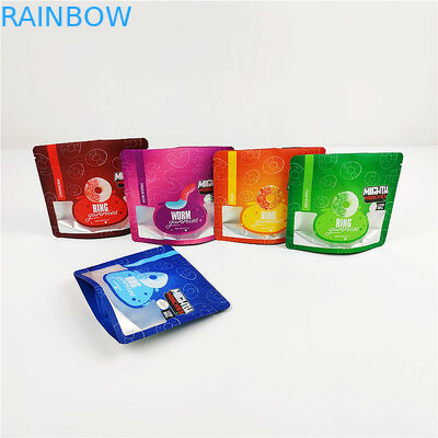 14g CBD SGS 냄새 증거 포일 부대 80mic 고무 같은 Mylar 포장 부대