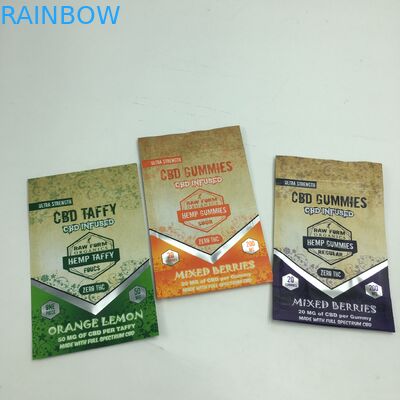 사용자 정의 인쇄 1g 3.5g 재활용 냄새 방지 지퍼 거미 곰 CBD 작은 스탠드 식용 3.5g mylar 잡초 가방