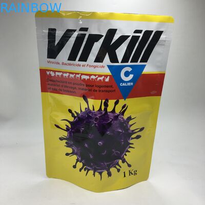 스탠드 업 복합 적층 알루미늄 호일 유장 단백질 분말 식품 보관 포장 가방 지플락 1kg 식품 분말 가방