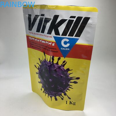 스탠드 업 복합 적층 알루미늄 호일 유장 단백질 분말 식품 보관 포장 가방 지플락 1kg 식품 분말 가방