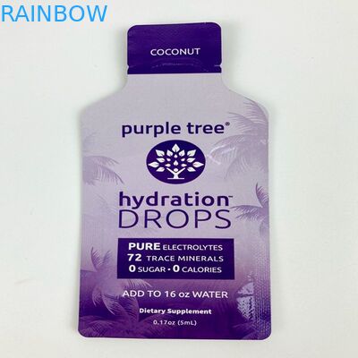 디지털 인쇄 사용자 정의 모양 작은 플라스틱 플랫 가방 CBD 거미 사탕 스낵 파우치 땅콩 버터 향 주머니