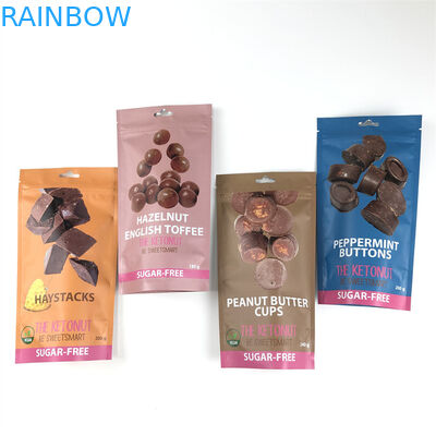 CMYK 110mic 지퍼 스탠드 업 파우치 식용 대마 어린이 증거 Mylar 가방