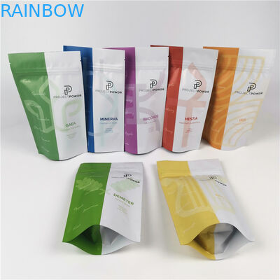 음식 분말 Doypack은 AL 0.7C 초본을 포장하는 초본 향 주머니를 위로 서 있습니다