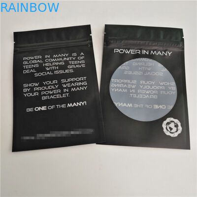 CMYK Gravnre 플라스틱 지퍼 포장 가방 SGS VMPET 10C 플라스틱 보석 파우치