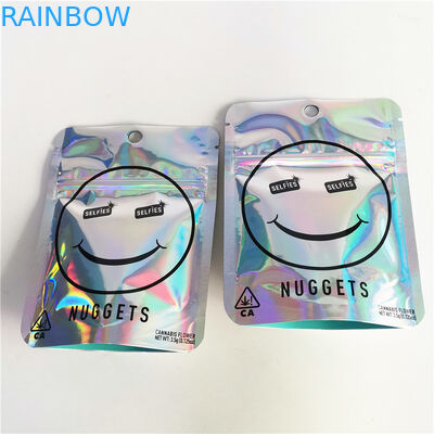 광택이 없는 광택 있는 12C VMPET Cbd 지퍼 부대를 포장하는 3.5g Cbd 초본 향