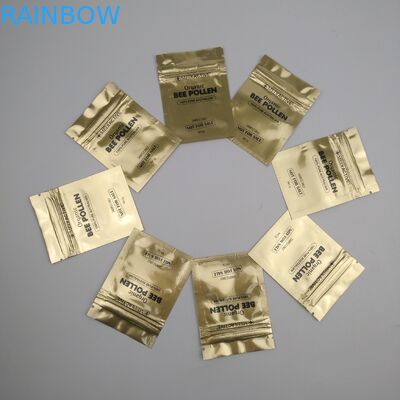 SGS VMPET 플랫 지퍼 파우치를 포장하는 그라비아 100mic CMYK 플라스틱 파우치