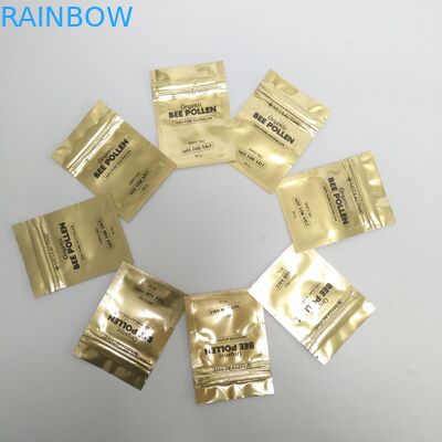 SGS VMPET 플랫 지퍼 파우치를 포장하는 그라비아 100mic CMYK 플라스틱 파우치