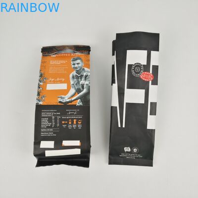 200mic CMYK 편평한 바닥 패킹 부대 SGS 12C PE 측 삼각천 지퍼 부대