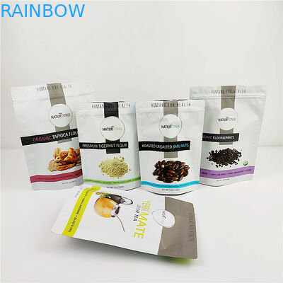 평가된 200mic CMYK 알루미늄 호일 지플락 백 VMPET THC CBD 포장 백