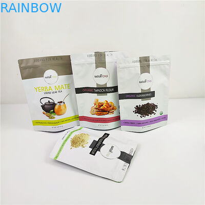 100mic CMYK 플레스틱 포장 주머니 곡물 ISO 사진 요판 Mylar는 주머니를 위로 서 있습니다