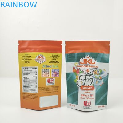 광택이 없는 Doypack 0.7c Al은 Bolsa 간식을 위해 퇴비화 가능한 지퍼 주머니를 위로 서 있습니다