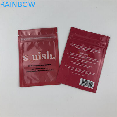 명확한 전면 창을 가진 120mic MOPP 사진 요판 Mylar 지퍼 부대 0.7c Al