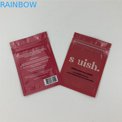 명확한 전면 창을 가진 120mic MOPP 사진 요판 Mylar 지퍼 부대 0.7c Al